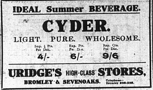 Cyder - the Ideal Summer beverage