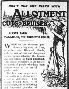 Zam-buk advert - Allotments
