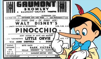 Pinocchio film listing, Bromley