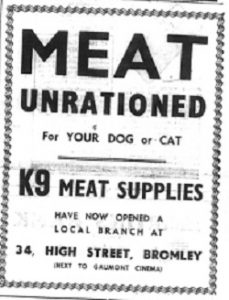 Pet Food Adverts, 1941