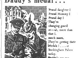 Daddy’s Medal: Devotion to Duty