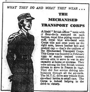 Advert for Lifebuoy toilet soap featuring the Mechanised Transport Corps