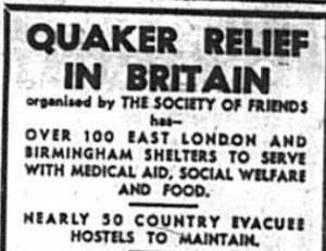 Quaker Relief in Britain