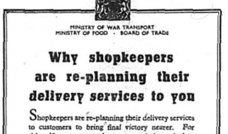 Shopkeepers re-planning their delivery services
