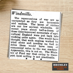 Article about Windmills from 1942