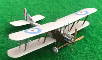 Model plane of the Royal Aircraft Factory BE2