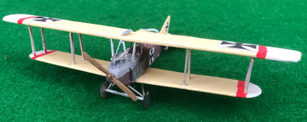 Scale model of the ALBATROS B.I German aircraft
