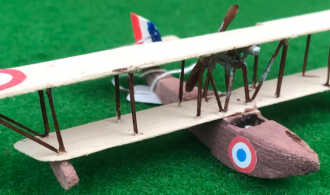 Scale model of the Franco British Aviation type c aircraft