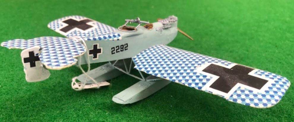Scale Model of the Hansa-Brandenburg W29 German aircraft