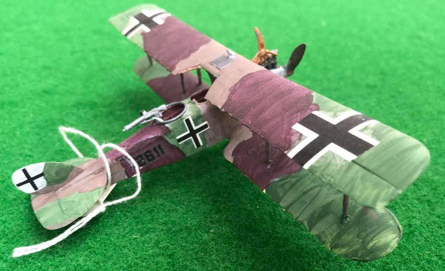 Scale Model of the LVG C.VI German aircraft