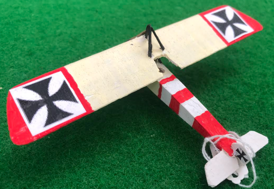 Scale Model of the PFALZ A. 1 German aircraft