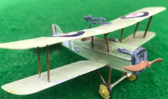 scale model of theROYAL AIRCRAFT FACTORY SE 5A