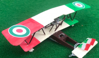 scale model of the Macchi M12 Italian flyingboat aircraft used in during the first world war
