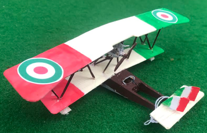 scale model of the Macchi M12 Italian flyingboat aircraft used in during the first world war
