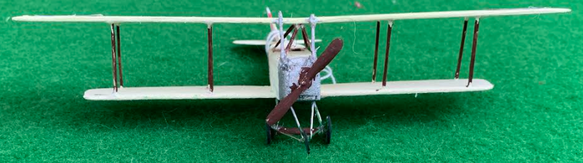 scale model of the BOEING MODEL 4 (EA) aircraft used in during the first world war
