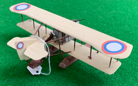 scale model of the Grigorovich M-16 Russian aircraft used in during the first world war