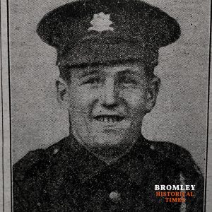 black and white portrait photo of Lance Corporal Albert Bailey