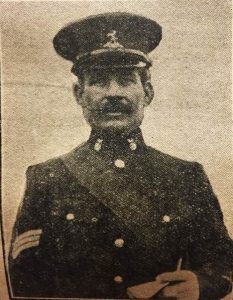 portrait of Sergeant C Allington
