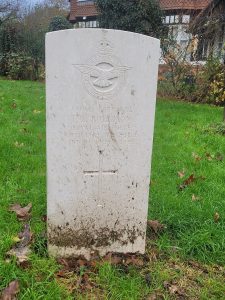 Grave marker of Frank Leonard Rollison in the Annunciation Church ehurst