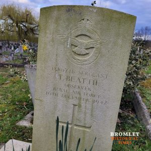 Sergeant Thomas Beattie grave marker